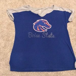 Boise State Broncos cap sleeve t-shirt